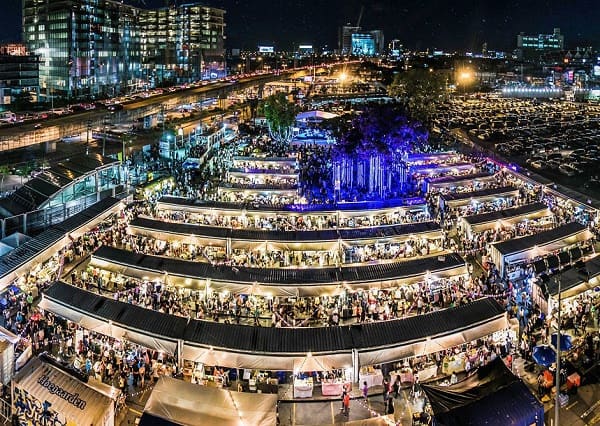 Chợ đêm Art Box – khu chợ đêm độc nhất vô nhị ở thành phố Bangkok