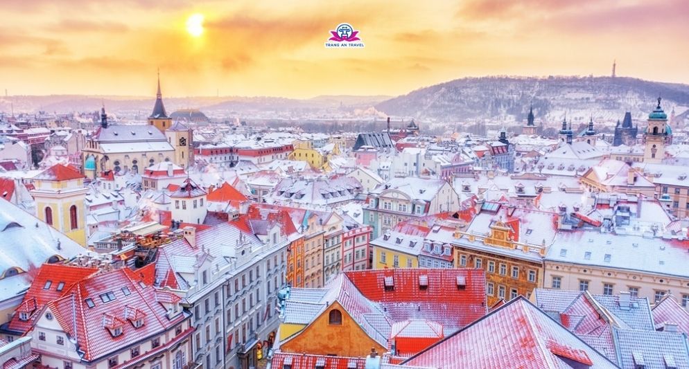 Prague mơ màng trong tuyết – Thành phố cổ tích khi du lịch châu Âu mùa đông