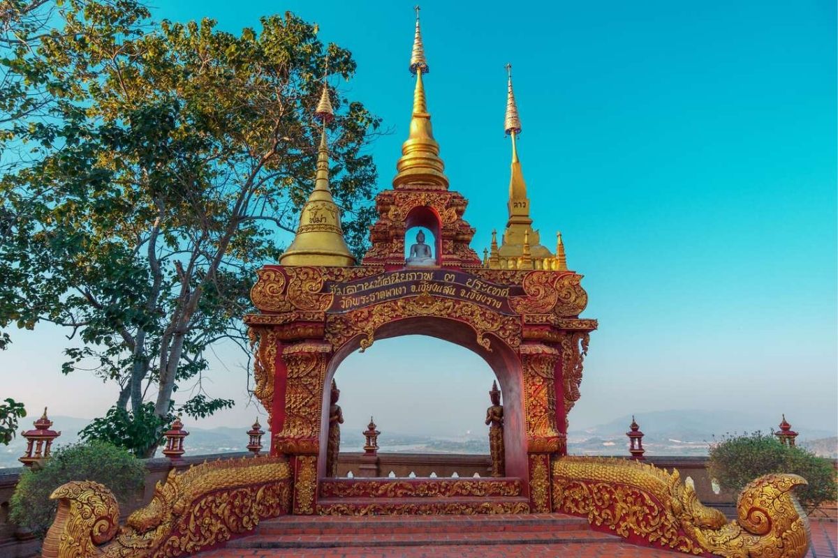 Trị trấn Chiang Saen ở Thái Lan