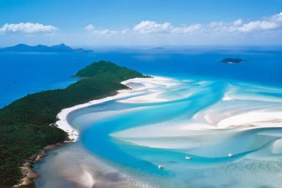 Biển Airlie, Whitsundays, Queensland 