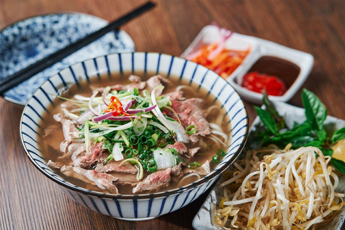 Món phở bò ở Mỹ