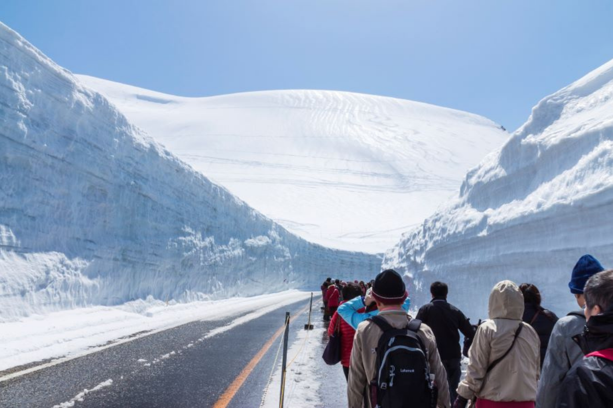 du lịch nhật bản - Tateyama Kurobe Alpine Route