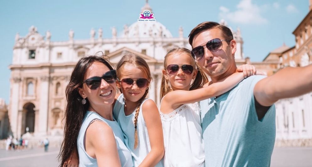 tour châu Âu gia đình