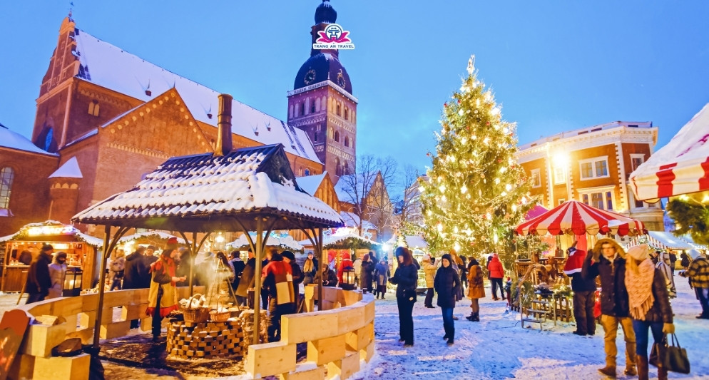tour châu Âu Giáng sinh 2025